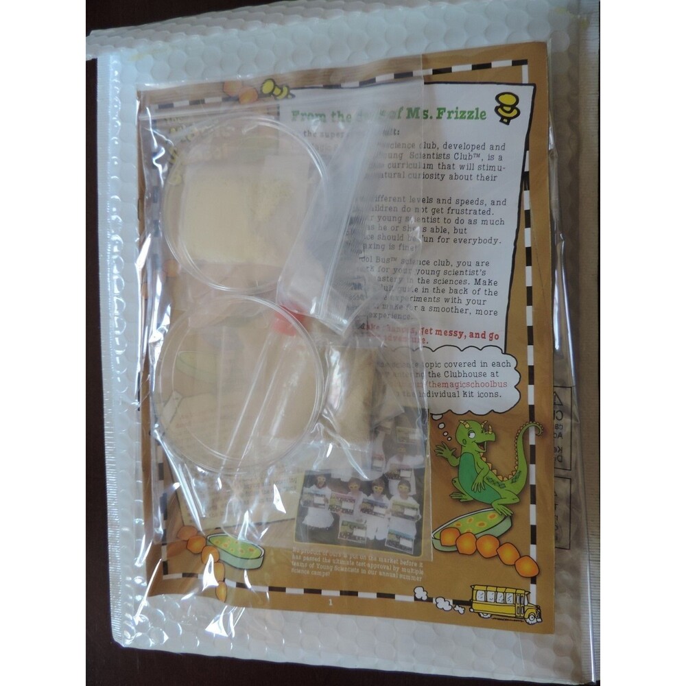 The Magic School Bus Science Club Kit Experiments BACTERIA & FUNGI